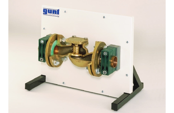 Cutaway model: non-return valve