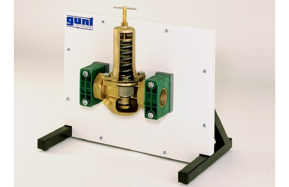 Cutaway model: pressure reducing valve