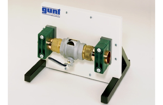 Cutaway model: ball valve