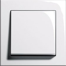 Touch switch, E2, pure white glossy 