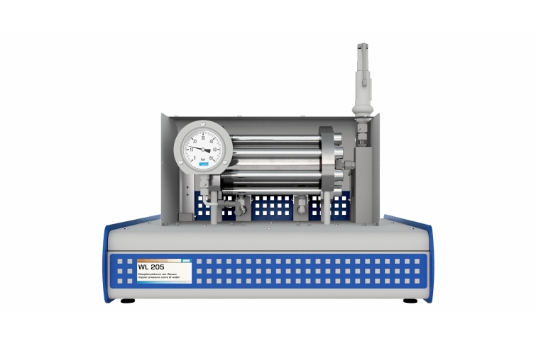 Vapour pressure curve of water - Marcet boiler